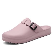 Zapatos médicos quirúrgicos antibacterias para mujer, zuecos de seguridad con punta cerrada, zapatillas de trabajo para sala limpia, Unisex, 2020 2024 - compra barato