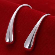 Women Fashion Luxury Silver Plated Waterdrop Hook Delicate Earrings Jewelry bohemian 2024 - buy cheap