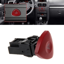 OOTDTY Emergency Hazard Flasher Warning Light Switch For Renault Laguna Master Trafic II Vauxhall 2024 - buy cheap