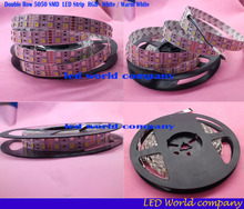 DC 12V Double Row LED Strip  RGBWW RGB+ White / Warm White Flexible Light waterproof IP60  IP67 SMD 5050 5M 120leds/M 600LEDs 2024 - buy cheap