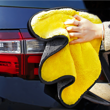 High quality Car Care Polishing Wash Towels Plush Microfiber Washing Drying Towel Thick Plush Polyester Fiber Car Cleaning 2024 - buy cheap