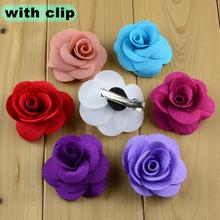 Baby Girls Hair Clips Rose Flower Hairclip Children Flower Hairpins Cute Headwear 2024 - buy cheap