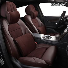 Kokololee-funda de tela para asiento de coche, para Volkswagen Caravelle Multivan, sharan, vw UP, variante de Golf, asientos de automóviles personalizados 2024 - compra barato