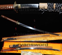 Battle ready-arcilla de acero al carbono 1095, dragón templado, TSUBA, espada de samurái, KATANA 2024 - compra barato