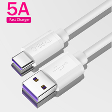 5A USB Type C Cable for Huawei P10 P20 Pro USB 3.1 Fast Charging USB C Data Cable for Honor V 10 Supercharge Type-C Cable 2024 - buy cheap