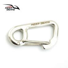 316 Stainless Steel Key Ring Simple Hook Safety Hook Diving Buckle Sport Buckle Multi-functional Keychains  Accessories 2024 - buy cheap