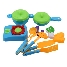 Juego de simulación de utensilios de cocina para niños, juguetes educativos, juguetes de cocina, 11 unids/set 2024 - compra barato