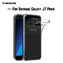 Для samsung J7 премьер ультра тонкий мягкий ТПУ Силиконовый гель прозрачная задняя крышка для samsung Galaxy J7 премьер 2024 - купить недорого