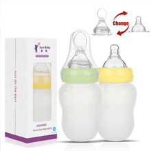 BPA NEW Free Silicone Soft Head Spoon Feeding Bottle Set for Babies Children to East Mushy Rice Take Medicine Have Soup 2024 - buy cheap