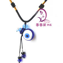 2pcs Murano Glass Perfume Lucky Eye Necklaces (with cord) essential oil vials Aroma bottle necklac perfume bottle necklace 2024 - buy cheap