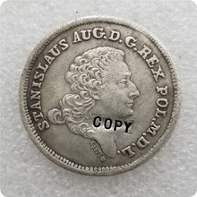 1766 polónia moeda copiar moedas comemorativas-réplica moedas medalha moedas colecionáveis 2024 - compre barato