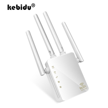 Kebidu-roteador extensor de wi-fi, 1200mbps, repetidor de rede doméstica com 2.4ghz/5ghz, antena 4 x 2dbi 2024 - compre barato