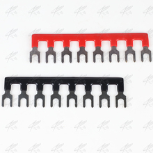 2PCS TB2508 TB-2508  8 Position Pre Insulated Fork Terminal Connection Strip tiebar 2 colors to choose TB2508 2024 - buy cheap