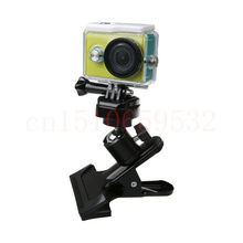 GO Pro Аксессуары вращение на 360 градусов Регулируемый зажим Gopro Крепление для экшн-камеры Xiaomi Yi Hero 4 3 SJCAM SJ4000 SJ5000 2024 - купить недорого