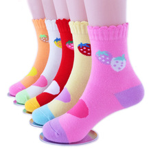 5Pairs/Lot 1-12 Years Cartoon Baby Socks autumn and winter Children Sock Breathable Cotton Kid Socks For Boys Girls  Socks 2024 - buy cheap