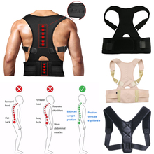 Adjust magnetic therapy Back Posture Corrector Brace Shoulder Back Support Belt Shoulder Posture for Unisex 2024 - buy cheap