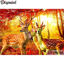 Dispaint Full Square/Round Drill 5D DIY Diamond Painting "Animal deer" Embroidery Cross Stitch 3D Home Decor A10570 2024 - buy cheap