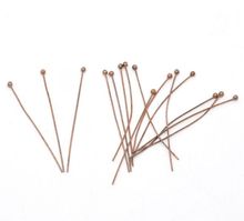 DoreenBeads Retail Copper Tone Ball Head Pins 40x0.5mm(24 gauge),sold per pack of 500 2024 - buy cheap