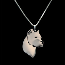 Gold Silver Color Dogo Argentino Pendant Necklace Hunger Games Necklace Women Best Friend Choker 2024 - buy cheap