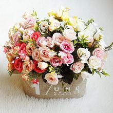 Красота искусственный шелк французская Роза цветочный букет поддельный цветок организовать стол ромашки Свадебные цветы Декор аксессуар для вечеринки Флорес 2024 - купить недорого