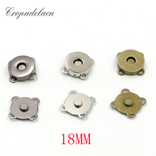 10 sets 1.8cm Metal magnetic Buckle clothes DIY Needlework Sewing Supplies handmade Bag purse manual hand sewing buttons LW0698 2024 - buy cheap