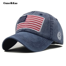 Gorra de béisbol retro de algodón para hombre, gorro de béisbol ajustable con bandera de EE. UU., Snapback, 2018 2024 - compra barato