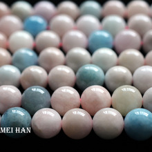 Meihan (1strand/set) natural beryl 12mm smooth round loose beads for jewelry DIY making design & DIY wholesale 2024 - buy cheap