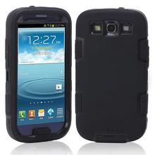 Hybrid Plastic+Silicone Defendered Case Shockproof Cover for Samsung Galaxy S3 Neo S3 Duos I9300i i9300 2024 - купить недорого