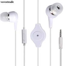 toopoot 3.5mm Retractable Storage Super Bass Stereo In-Ear Earphone Sport Headphone Headset MP3 Tablet Cellphone Drop Shipping 2024 - buy cheap