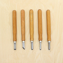 Jogo de faca para entalhe em madeira, 5 lâminas, corte de madeira, ferramentas diy, cinzel de artesanato 2024 - compre barato