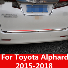 Para Toyota Alphard 2015-2018 maletero trasero puerta trasera moldura arranque guarnecido bisel cubierta decoración Exterior accesorios para automóviles 2024 - compra barato