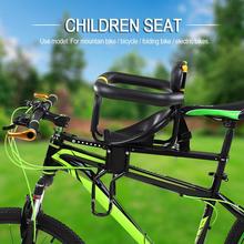 Entrega gratuita bicicleta crianças assento de bicicleta segurança transportadora almofada seguro ambientalmente amigável frente mountain bike cadeira 2024 - compre barato