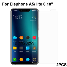 Elephone-Protector de pantalla A5 lite, cristal templado 9H, película protectora de alta calidad a prueba de explosiones, 2 uds. 2024 - compra barato