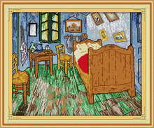 Van Gogh's Bedroom Counted Cross-Stitching 11CT Printed 14CT Handmade Cross Stitch Set Cross-stitch Kits Embroidery Needlework 2024 - buy cheap