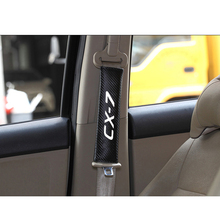 2 шт. ПУ модная Накладка для ремня безопасности автомобиля ремень безопасности Наплечные колодки для Mazda Cx7 2024 - купить недорого