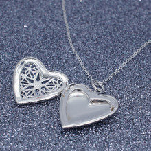 Utimtree Fashion Women Hollow Silver Heart Pendant Long Chain Necklace Sweater Necklaces Pendants For Girls Jewelry Accessory 2024 - buy cheap