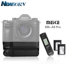 Meike-empuñadura de batería MK-A9 Pro, empuñadura Vertical como VGC3EM para Sony Alpha A9 A7R III A7RIII + Control remoto de 2,4 GHz + 2x NP-FZ100 2024 - compra barato