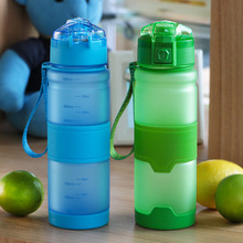 2018 new bpa free 500ml Plastic my water bottle sports outdoor travel equipped space fuirt jiuce kettle Tea Infuser pop-up lid 2024 - buy cheap