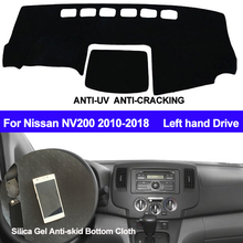TAIJS Car Dashboard Cover Silicone Non-Slip Dash Mat ANti-UV For Nissan NV200 2010 2011 2012 2013 2014 2015 2016 2017 2018 2024 - buy cheap