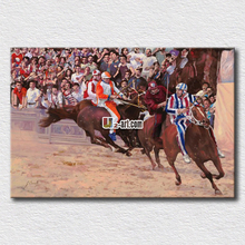 The fierce competition oil paintings reproduction canvas prints wall arts for home decoration friend's gift 2024 - buy cheap
