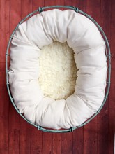 Recém-nascidos Fotografia Cesta Filler Donut de Trigo, Posando Adereços Recém-nascidos Do Bebê Travesseiro, # P0238 2024 - compre barato