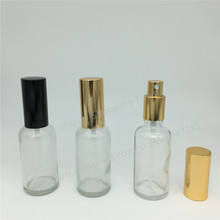 100pcs/lot 50ml Clear Glass Spray bottle, Glass bottle, Clear Mist Sprayer bottle, Perfume Spray Glass Bottle 2024 - buy cheap