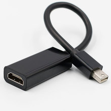 Мини-Кабель DP-HDMI Mini DisplayPort для HDMI Male-Female DP конвертер адаптер для ПК Macbook 1080P HDTV проектор 2024 - купить недорого