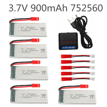 3.7V 900mah LiPo Battery For 8807 8807W Rc Quadcopter Spare Parts 4in1 Balance Charger Lithium Battery Accessories Rc Drones 2024 - buy cheap