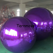 green white orange purple red Gold Sliver inflatable Mirror Ball Sphere Home Yard bar shopping mall christmas party Decoration 2024 - buy cheap