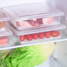 Новый Кухонный прозрачный пластиковый ящик для хранения зерен, контейнер для хранения фасоли, Герметичный пищевой контейнер-холодильник, я... 2024 - купить недорого