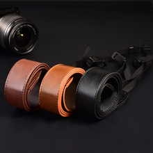 Universal Leather Shoulder Neck Camera Strap Belt For Canon Nikon Sony Samsung Olympus Fuji Fujifilm Panasonic DSLR Photo 2024 - buy cheap