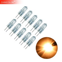 10PCS Halogen G4 Lamp Light Bulbs AC12V 20W JC Type Clear Halogen Inserted Beads Crystal Lamp Warm white Color Brightness L 2024 - buy cheap