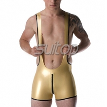 Suitop rubber latex suspender hot shorts 2024 - buy cheap