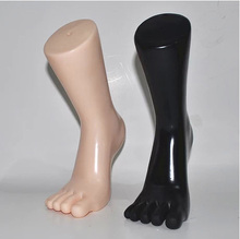Бесплатная доставка! Высокое качество абстрактные Ноги Манекен кожи Черный Носок магазин Интерьера Дисплей 2024 - купить недорого